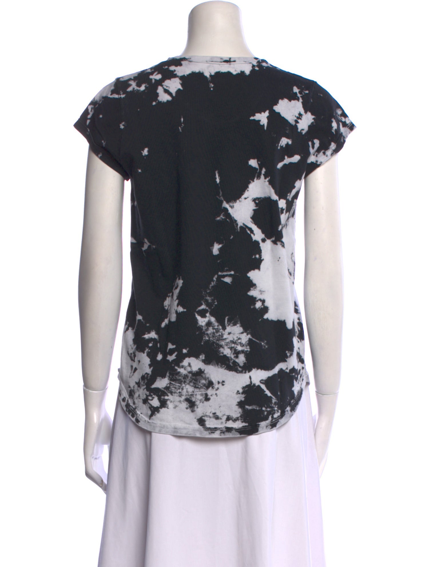 Zadig & Voltaire Tie-Dye Print Crew Neck T-Shirt